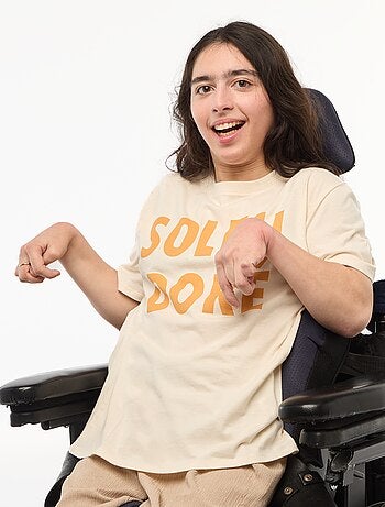 T-shirt stampata a maniche corte - Facile da indossare
