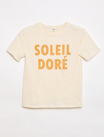 T-shirt stampata a maniche corte - Facile da indossare