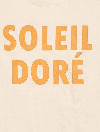 T-shirt stampata a maniche corte - Facile da indossare