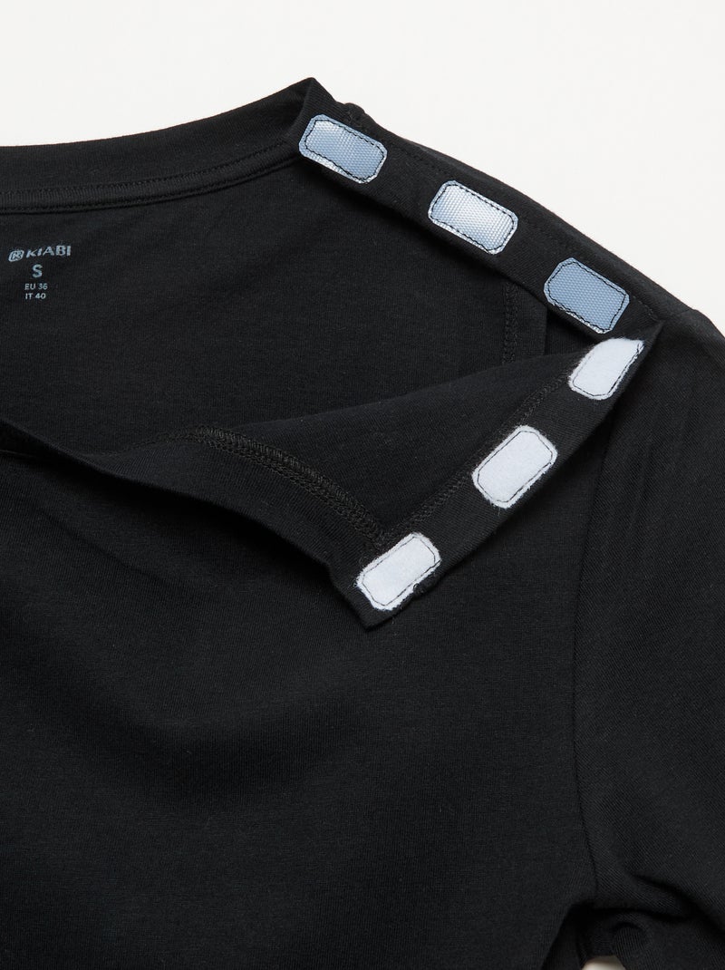 T-shirt stampata a maniche corte - Facile da indossare Nero - Kiabi