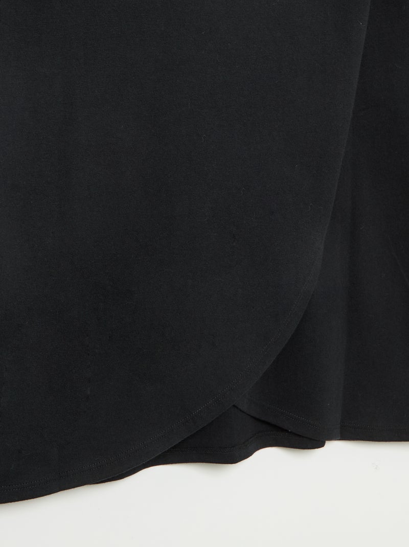 T-shirt stampata a maniche corte - Facile da indossare Nero - Kiabi