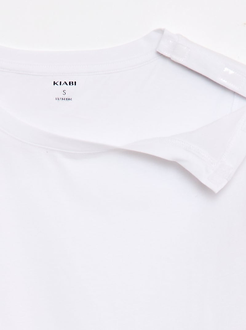T-shirt stampata a maniche corte - So Easy Bianco - Kiabi