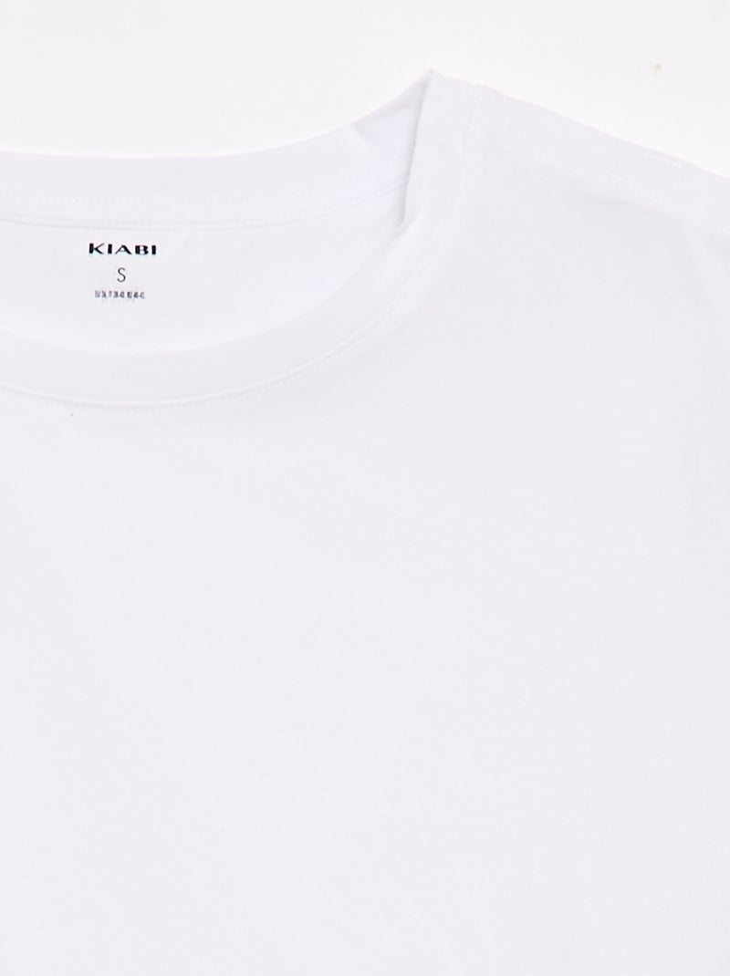 T-shirt stampata a maniche corte - So Easy Bianco - Kiabi