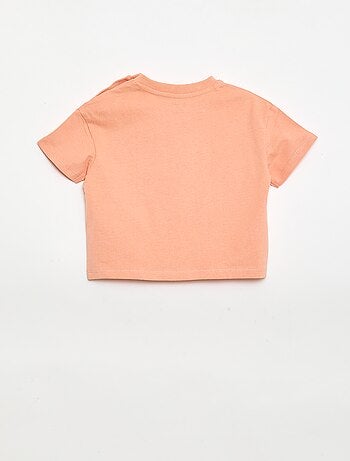T-shirt stampata a maniche corte
