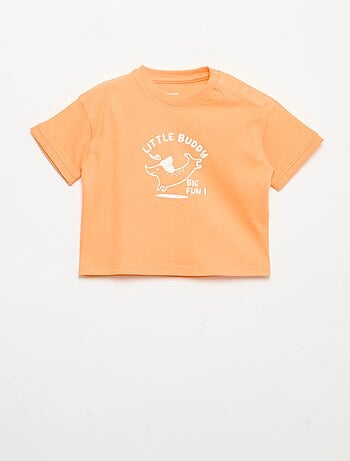 T-shirt stampata a maniche corte
