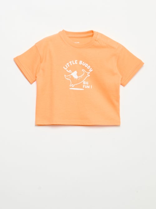 T-shirt stampata a maniche corte - Kiabi T-shirt stampata a maniche corte - Kiabi