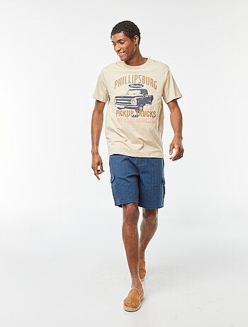 T-shirt stampata a maniche corte