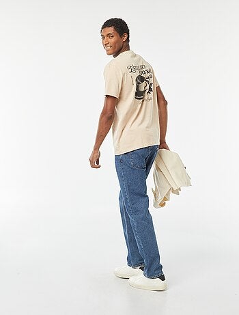 T-shirt stampata a maniche corte