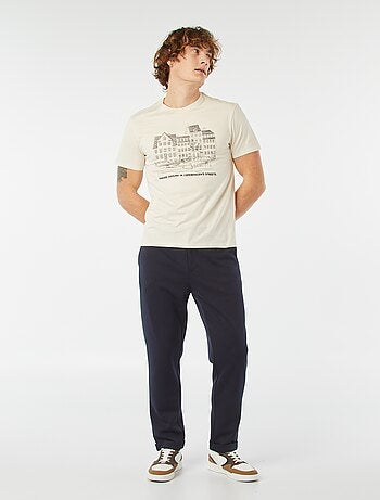 T-shirt stampata a maniche corte
