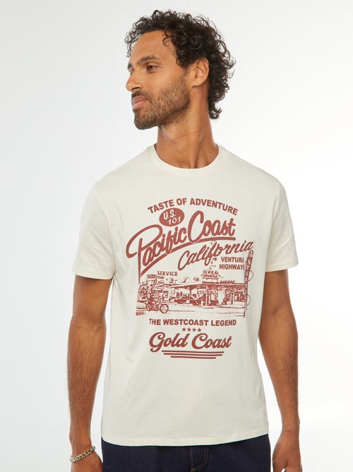 T-shirt stampata a maniche corte - Kiabi