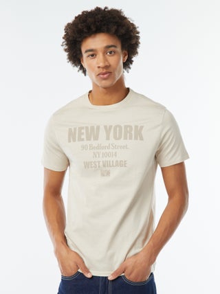T-shirt stampata a maniche corte