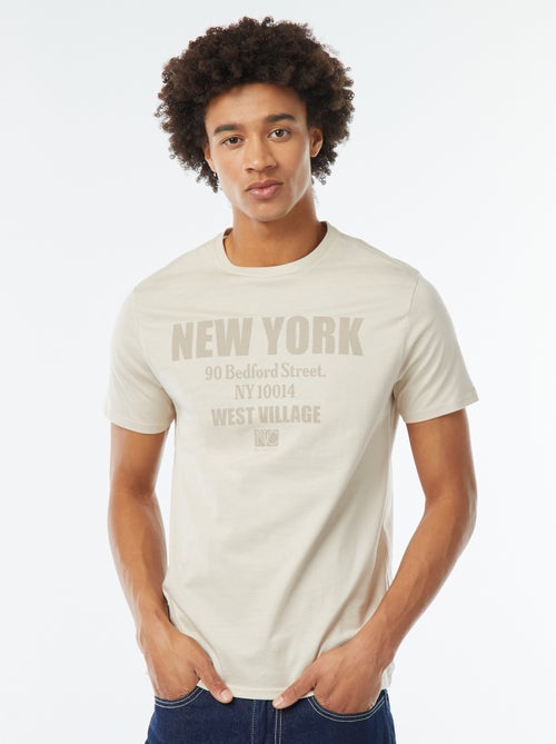 T-shirt stampata a maniche corte - Kiabi