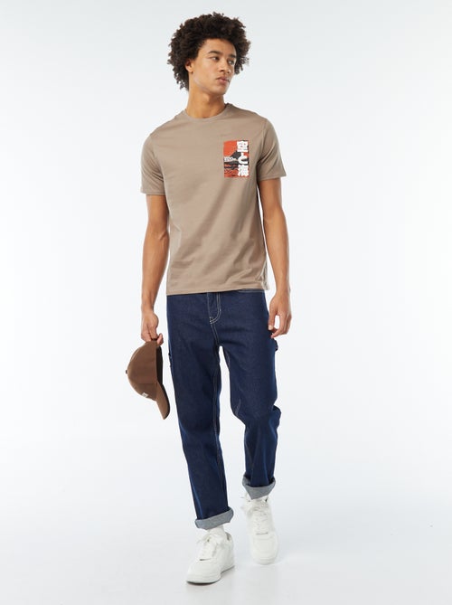 T-shirt stampata a maniche corte - Kiabi