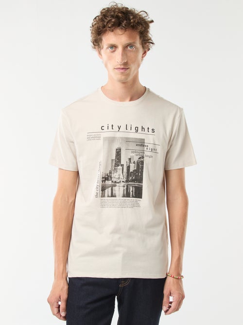 T-shirt stampata a maniche corte - Kiabi