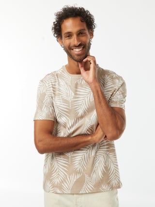 T-shirt stampata a maniche corte