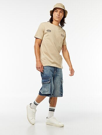 T-shirt stampata a maniche corte