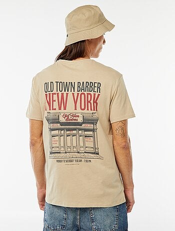 T-shirt stampata a maniche corte