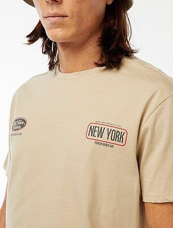 T-shirt stampata a maniche corte