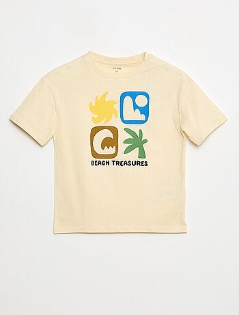 T-shirt stampata a maniche corte