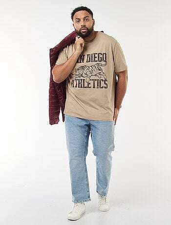 T-shirt stampata a maniche corte