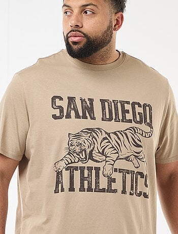 T-shirt stampata a maniche corte