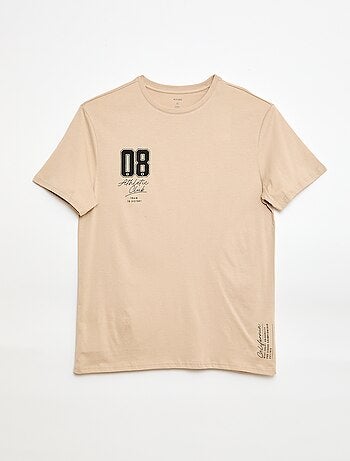 T-shirt stampata a maniche corte