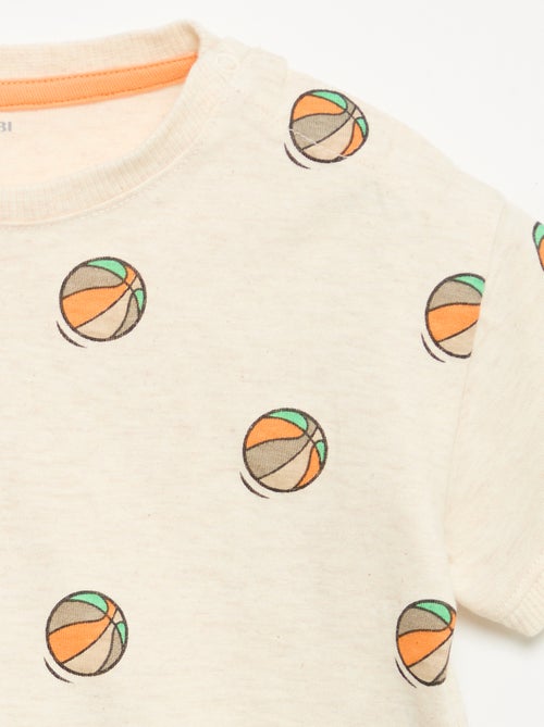 T-shirt stampata a maniche corte - Kiabi T-shirt stampata a maniche corte - Kiabi