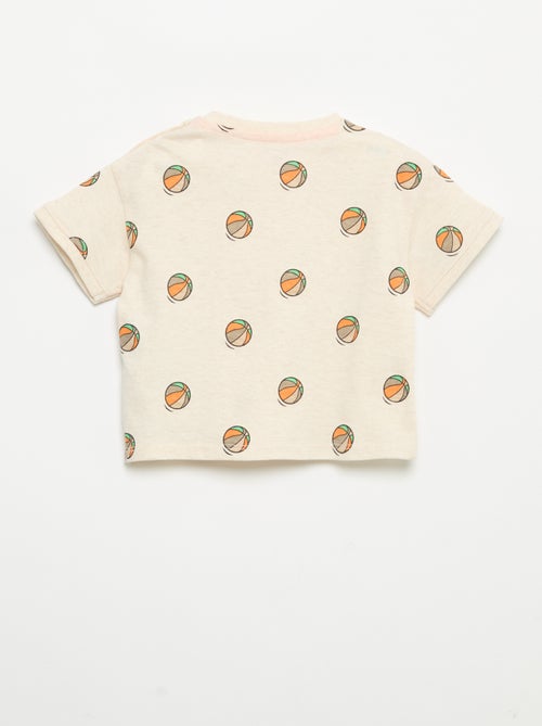 T-shirt stampata a maniche corte - Kiabi T-shirt stampata a maniche corte - Kiabi