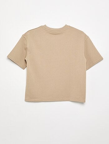 T-shirt stampata a maniche corte