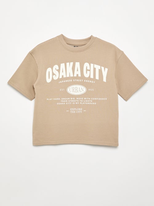 T-shirt stampata a maniche corte - Kiabi T-shirt stampata a maniche corte - Kiabi