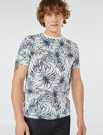 T-shirt stampata a maniche corte