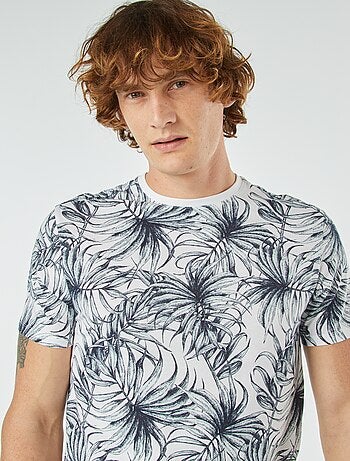 T-shirt stampata a maniche corte