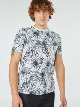 T-shirt stampata a maniche corte