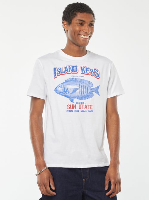 T-shirt stampata a maniche corte - Kiabi