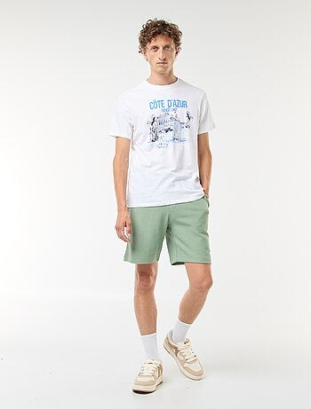 T-shirt stampata a maniche corte