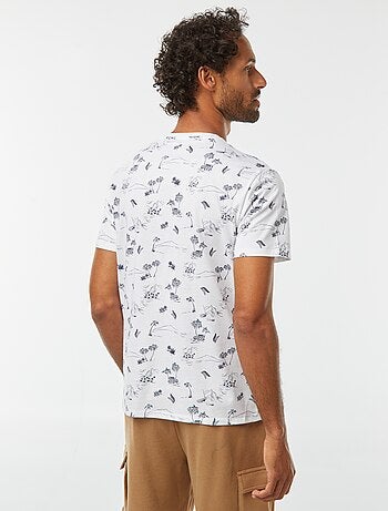 T-shirt stampata a maniche corte