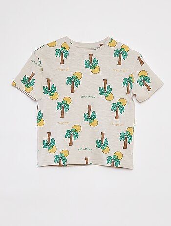 T-shirt stampata a maniche corte