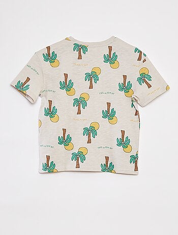 T-shirt stampata a maniche corte
