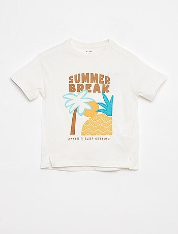 T-shirt stampata a maniche corte