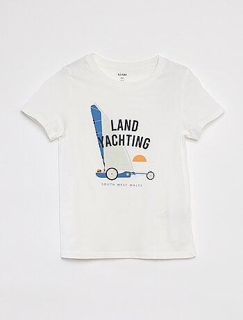 T-shirt stampata a maniche corte