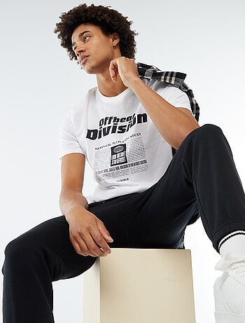 T-shirt stampata a maniche corte