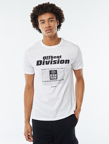 T-shirt stampata a maniche corte