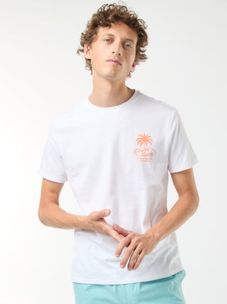 T-shirt stampata a maniche corte