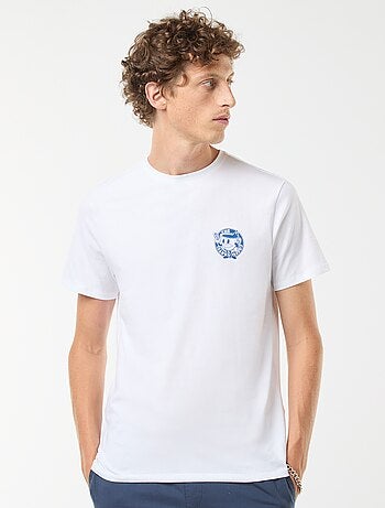 T-shirt stampata a maniche corte