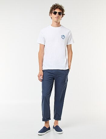 T-shirt stampata a maniche corte