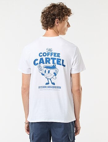 T-shirt stampata a maniche corte