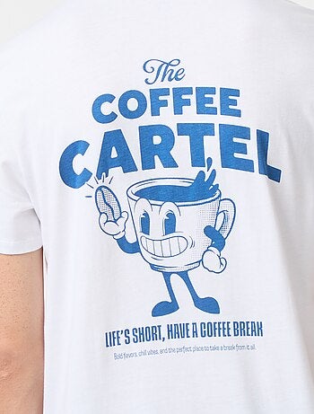 T-shirt stampata a maniche corte