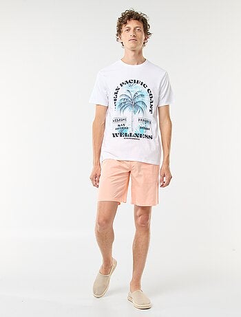 T-shirt stampata a maniche corte