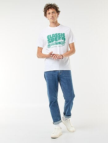 T-shirt stampata a maniche corte