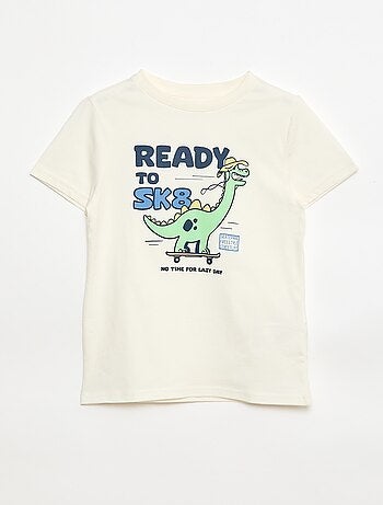 T-shirt stampata a maniche corte